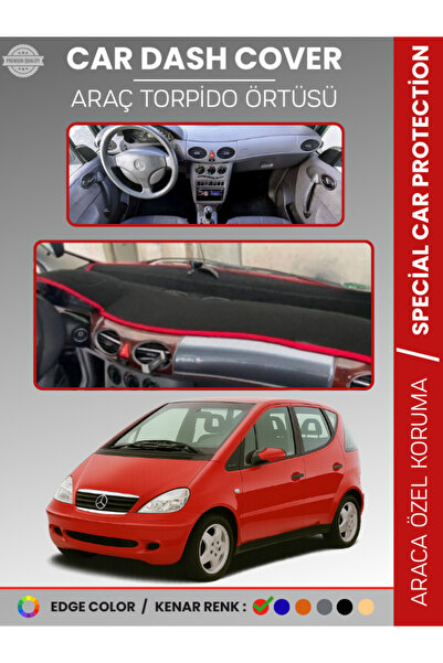 e-biz غطاء لوحة القيادة لسيارة مرسيدس A CLASS W168 (1997-2004) عالي الجودة لح...