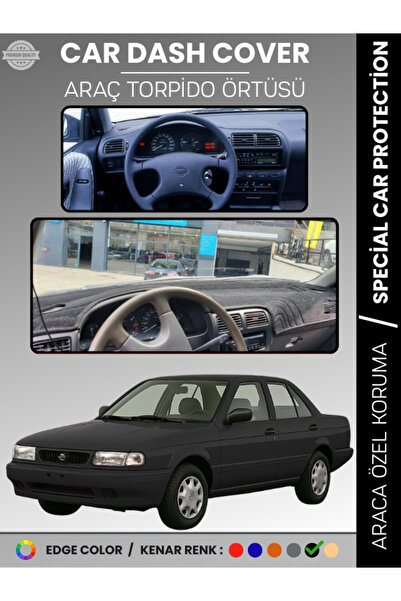 e-biz Ni̇ssan Sunny (1990-1995) Dashboard Cover Front Panel Protection Full F...