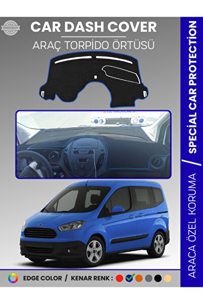 e-biz Ford Courier (2013-2020) Screenless Dashboard Cover Panel Protection Pe...