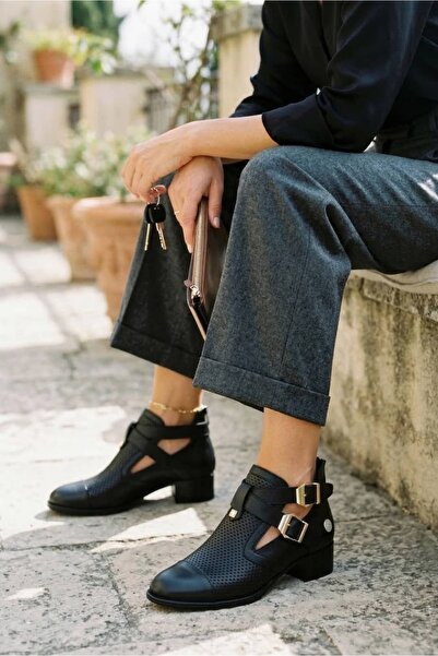 Mammamia D26YA-7420 Kadın Deri Ayakkabı