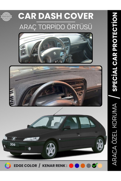 e-biz غطاء صندوق السيارة الأمامي لسيارة بيجو 306 (1997-2002) حماية صندوق السي...