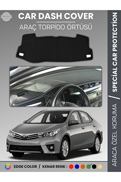 e-biz غطاء لوحة القيادة الأمامية لسيارة تويوتا كورولا E170 (2013-2019) مخصص ل...