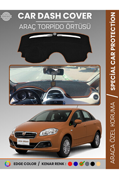 e-biz FIAT Linea Urban (2015-2021) Torpido Örtüsü Ön Göğüs Torpido Koruma Tam...