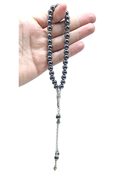 Hanedan Hediyelik Natural Hematite Stone Rosary