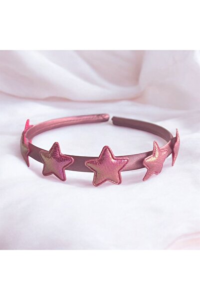 The Cloudish Shop Coroană pentru copii, roz, cu stele strălucitoare (1 bucată)
