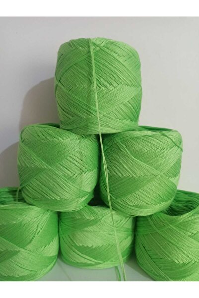 İPEK YÜN İPLİK DÜNYASI Koton (Italian Mercerized) Knitting Yarn (Lime Green) ...