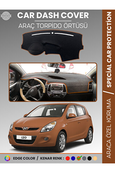 e-biz Hyundai̇ İ20 (2008-2014) Dashboard Cover Chest Protection Vehicle-Speci...
