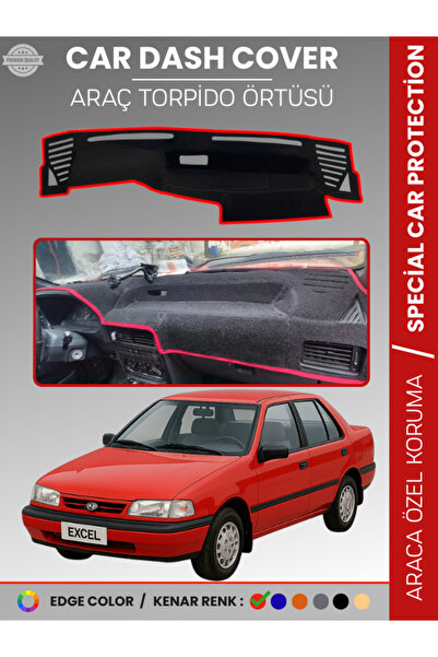 e-biz Hyundai Excel (1989-1994) Dashboard Cover Chest Protection Vehicle Spec...