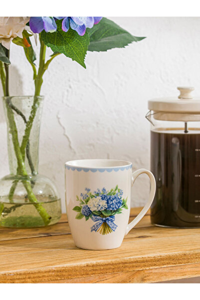 LC Waikiki Rmz Gi̇yi̇m Farkiyla Çiçek Ba Printed Orselen Mug 350 ml