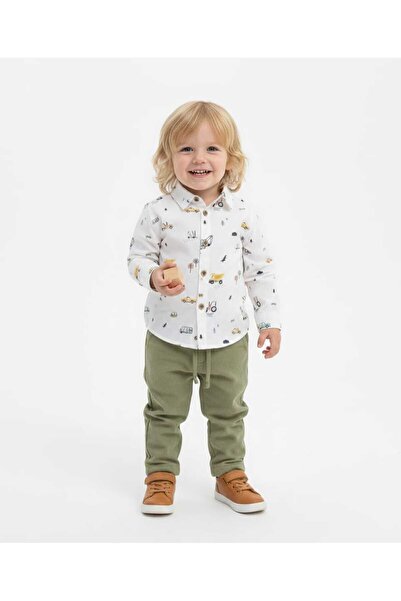 Tuffy Kids Arabalı Shirt and Pants Set