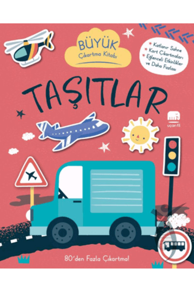Uçan Fil Yayınları Big Sticker Book - Vehicles