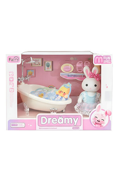 Bay Dreamy Mini Tavşan- Aksesuarlı Banyo Seti