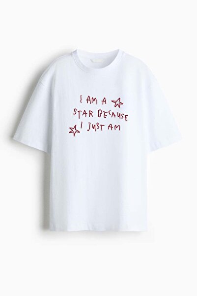 Monila Γυναικείο T-Shirt από ύφασμα Premium με τύπωμα oversized