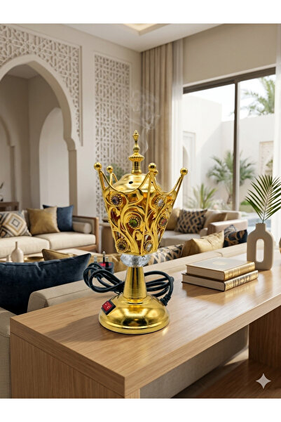 KINZ AL-HADAYA Gold wire incense burner