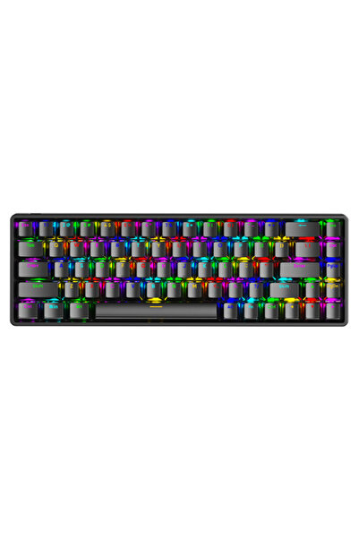 AL3B Professional mechanical gaming keyboard with 3-mode connectivity, 68 key...