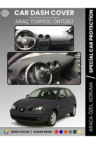 e-biz غطاء لوحة التحكم لسيارة SEAT IBIZA (2001-2008) Ha سجاد oruma، ملاءمة كا...