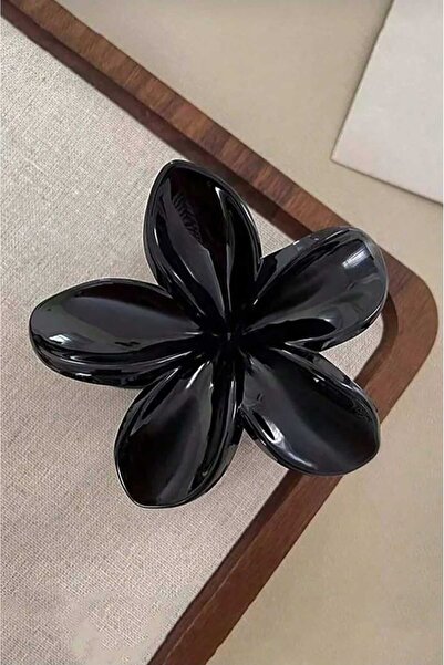 MY VİNTAGE Kadın Siyah Lotus Toka