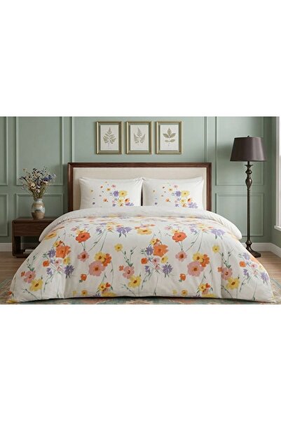 Taç New Season Ranforce P Cotton U Double Duvet Cover Set Valori̇a Orange