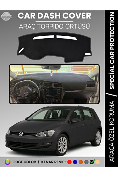 e-biz غطاء لوحة القيادة الأمامية لسيارة فولكس فاجن جولف 7 (2013-2020) يحمي ال...