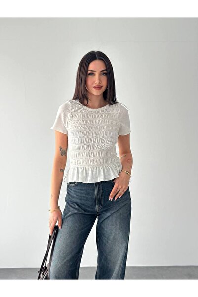 Noa&Noa Basic Gipeli T-Shirt-Ecru Ekru