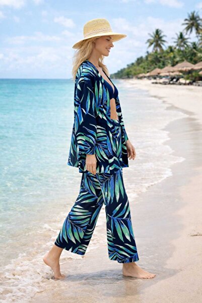 forte bella Etnik Desen Trend Alt-Üst Kimono
