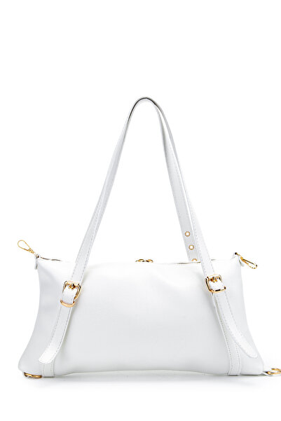 minebag Belt Zaral Women's Sleeve with Strap Detail Bag Si White