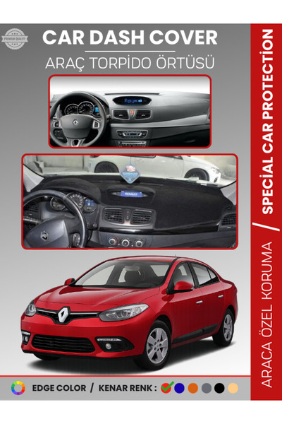 e-biz رينو فلوينس بدون نظام ملاحة مع شاشة صغيرة (2009-2013) غطاء صندوق التروس...