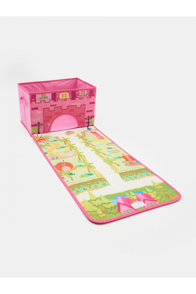 OEM Κουτί αποθήκευσης 2 σε 1 με επιτραπέζιο παιχνίδι, Κάστρο Πριγκίπισσας 38x...