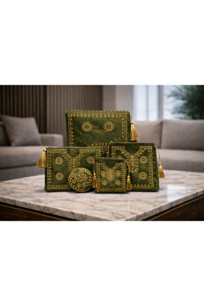 Generic (Unbranded) Luxury Heritage Organizer and Accessory Set (5 pieces) - ...