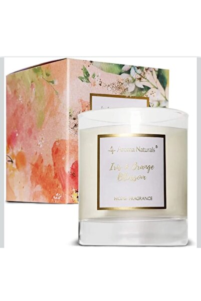 Aroma Lumânare parfumată Naturals, Iris și Floare de Portocal
