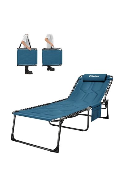 KINGCAMP Șezlong pliabil Bavaria Cozy Premium