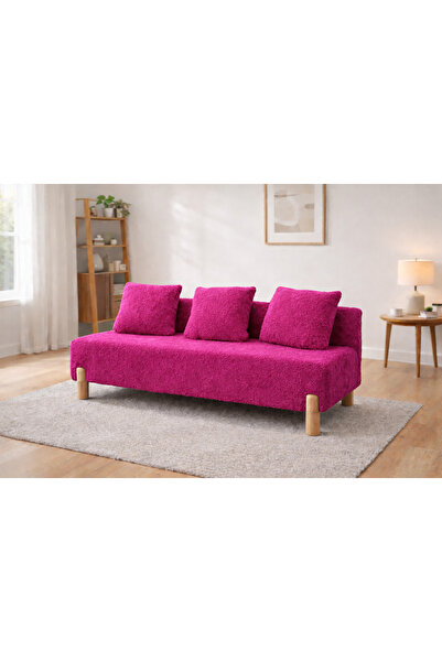 LOTUS PORT iki Kişilik Kanepe Velsoft Peluş Kumaş