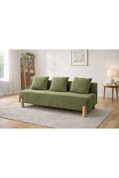 LOTUS PORT iki Kişilik Kanepe Velsoft Peluş Kumaş