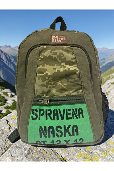 Old Cotton Quality Colorful Vintage Casual Design Daily Backpack Travel Schoo...