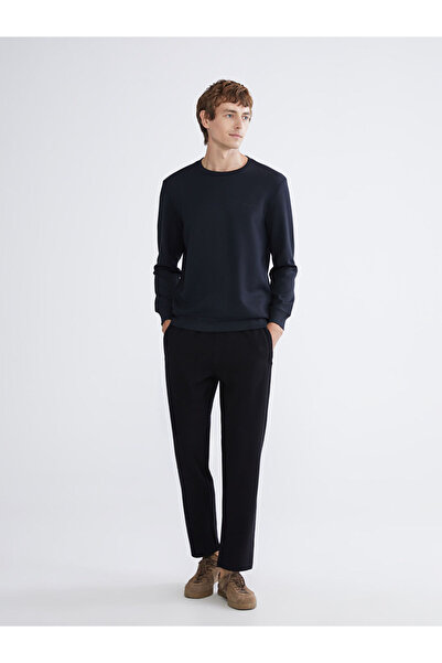 LC Waikiki Southblue Black Standard Fit Men's Sweatpants