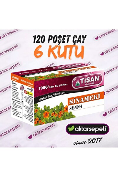 Tisan Sinameki Çayı | 6 Kutu | 120 Poşet Çay