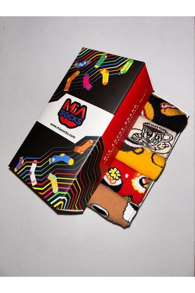 MiaSocks 5'li Yiyecek ve İçecek Temalı Set_2