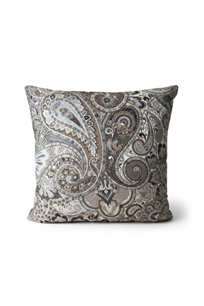Elanora Home Luxury Shawl Patterned Cushion Cover , Premium Woven Fabric, Mod...