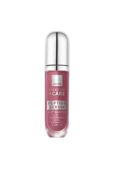 AVON Lip Gloss with Peptides Infused with MakeUp +Care Serum, Avon, Mauve Spl...