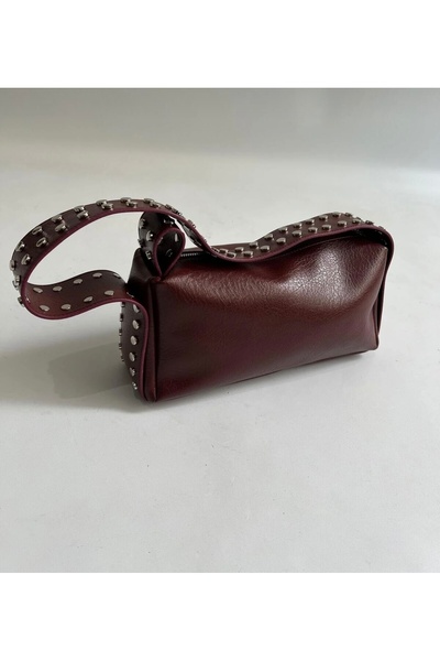 OZ&BU حقيبة يد وكتف نسائية من موديل ليفربول باللون البني