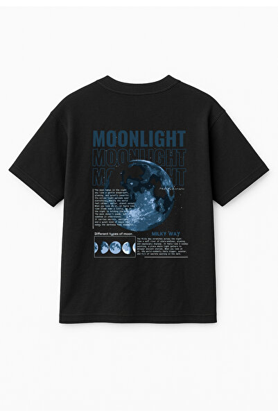 Altair Tr Oversized Unisex Moonlight Printed T-Shirt T-Shirt