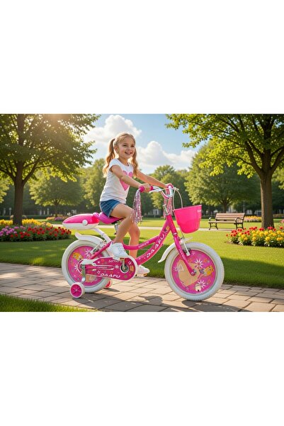 Hobbys Sandy 1603 Lüks Aksesuarlı Arka Kutulu Sepetli (4-7) Yaş Kız Çocuk Bis...