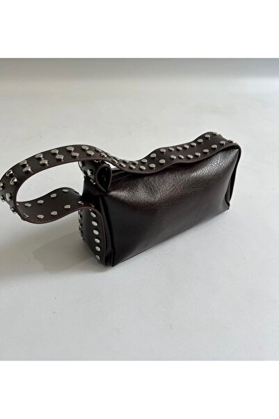 OZ&BU حقيبة يد وكتف نسائية من موديل ليفربول باللون البني