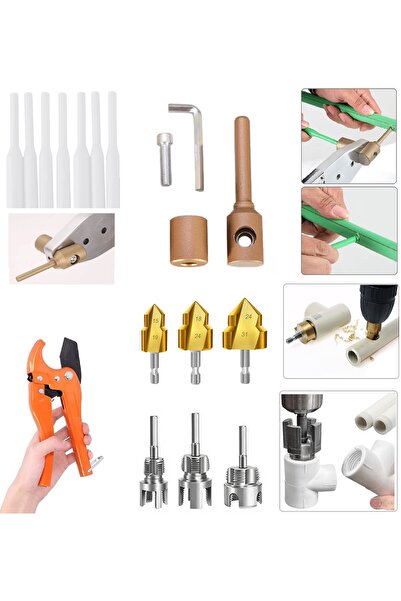 Depolife Pprc Su Borusu Kesme Ful Tamir Seti Pafta Havşa Pah Kılavuz Kaynak T...