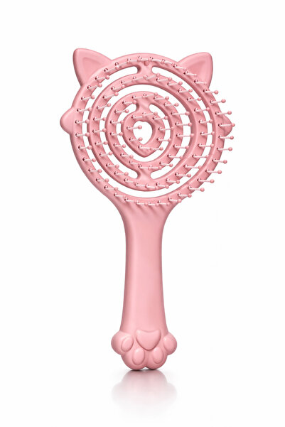 Masdala Egar Cat Figured Hair Combing Brush, Anti-Hair Loss, Non-Painful Design