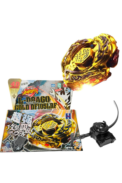 RAPIDITY L-Drago Gold Beyblade Metal Fusion (158-1) fırlatıcılı set