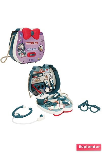 esplendor Çocuk Doktor Oyun Seti Plastik Oyuncaklar ile Rol Yapma