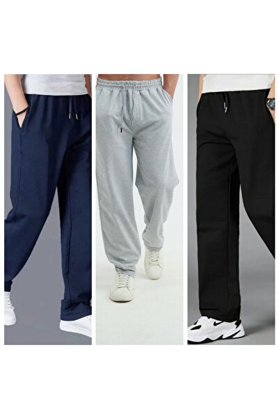 GOLSREY 3-Piece Men's Pants with Relaxed Cut and Comfortable Waist (Regenerat...