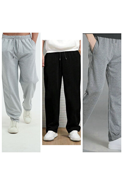 GOLSREY 3-Piece Men's Pants with Relaxed Cut and Comfortable Waist (Regenerat...