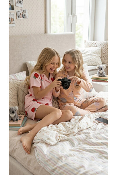 DANBİ Fete 4,5,6,7,8,9,10,11 ani de tranziție - Set de pijamale de vară, set ...